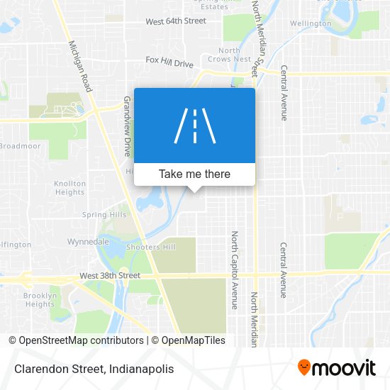 Clarendon Street map