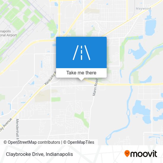 Claybrooke Drive map