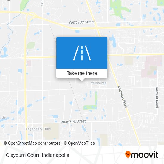 Clayburn Court map