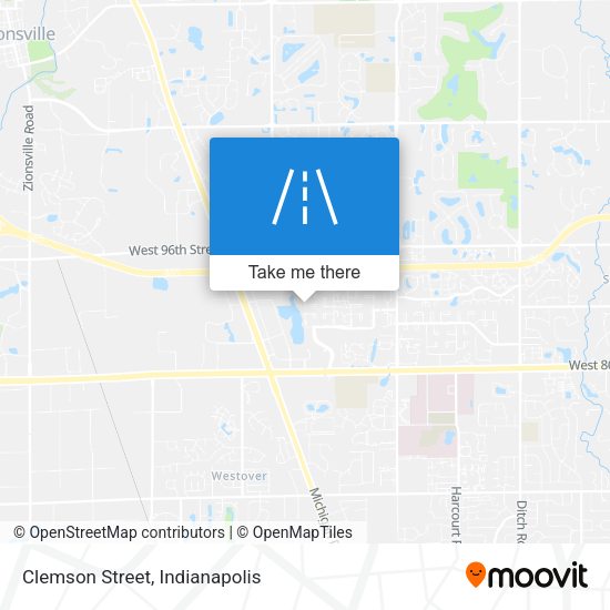 Mapa de Clemson Street