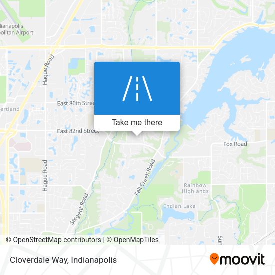 Cloverdale Way map