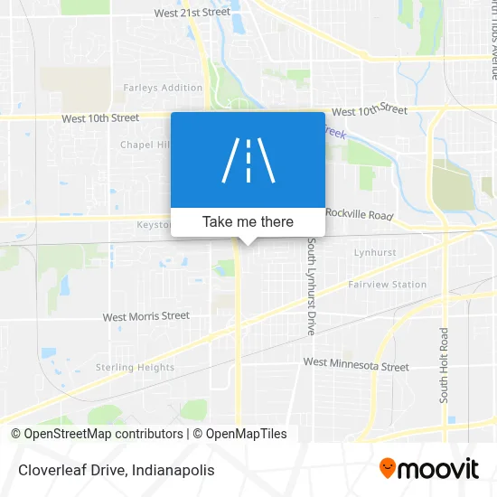 Cloverleaf Drive map