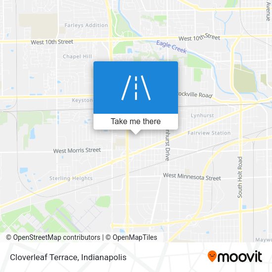 Mapa de Cloverleaf Terrace