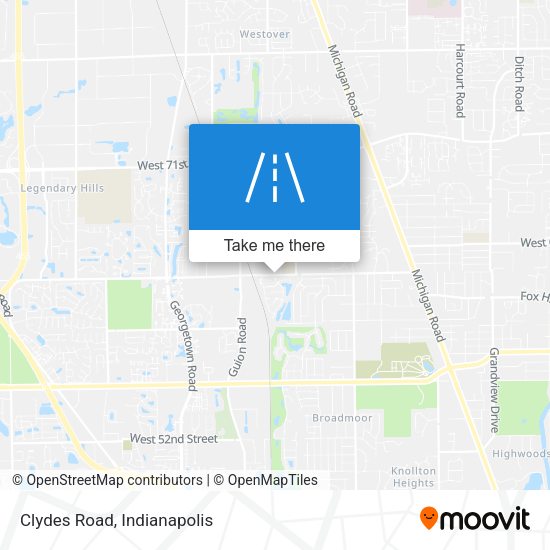 Mapa de Clydes Road