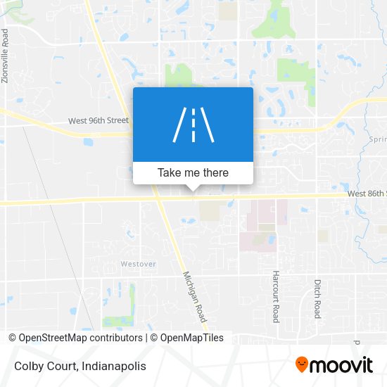 Mapa de Colby Court