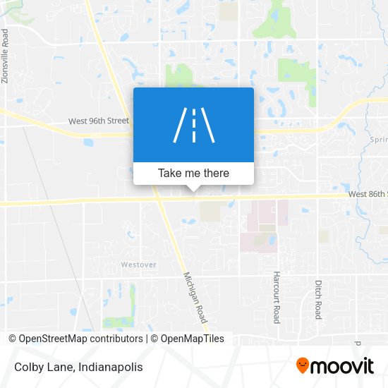 Mapa de Colby Lane