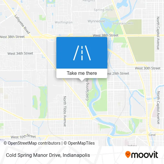 Cold Spring Manor Drive map