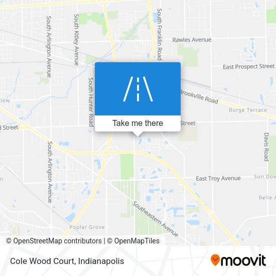 Mapa de Cole Wood Court