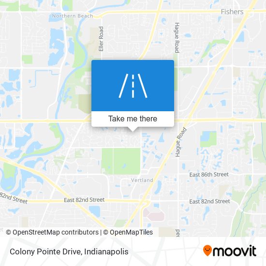 Colony Pointe Drive map