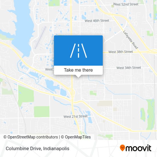 Mapa de Columbine Drive