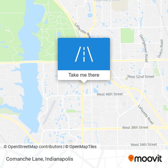 Comanche Lane map