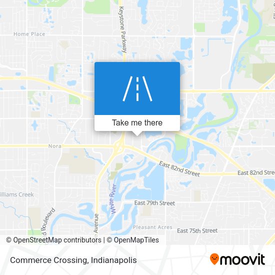 Commerce Crossing map