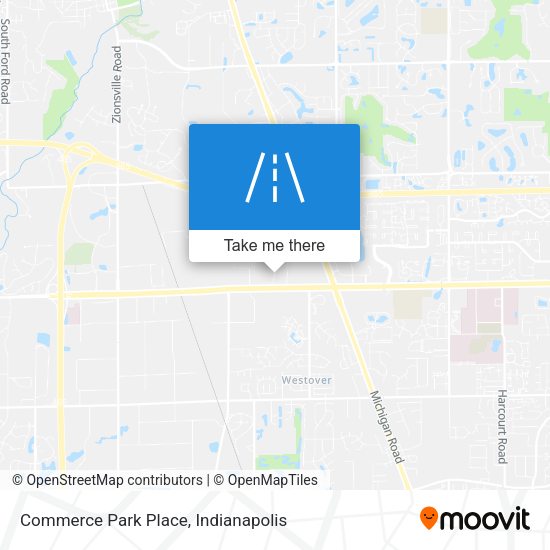 Commerce Park Place map