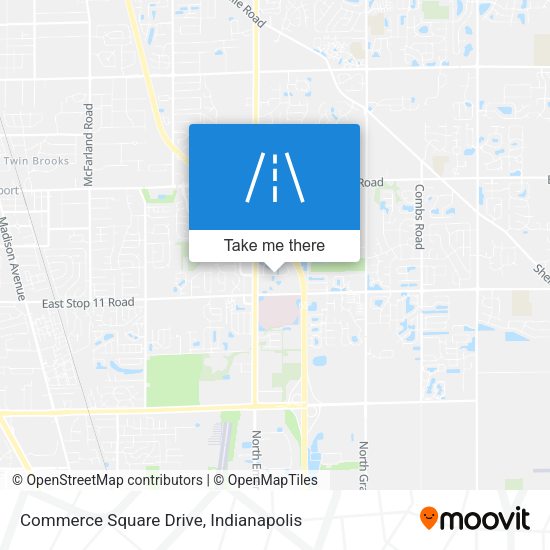 Commerce Square Drive map