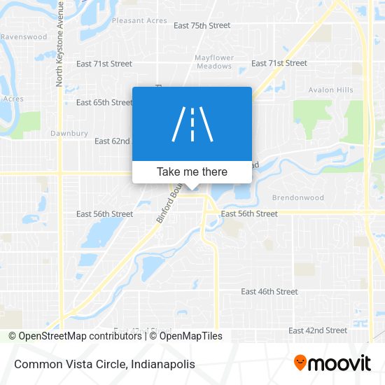 Common Vista Circle map