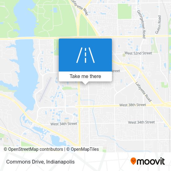 Mapa de Commons Drive