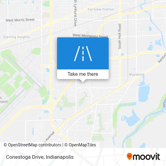 Mapa de Conestoga Drive