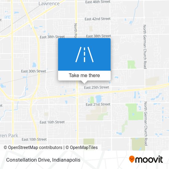 Constellation Drive map