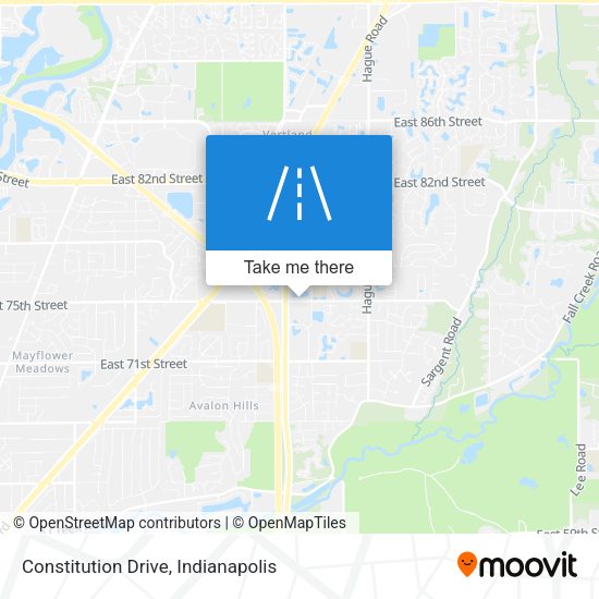 Constitution Drive map