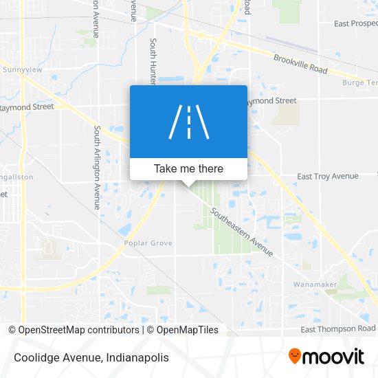 Mapa de Coolidge Avenue