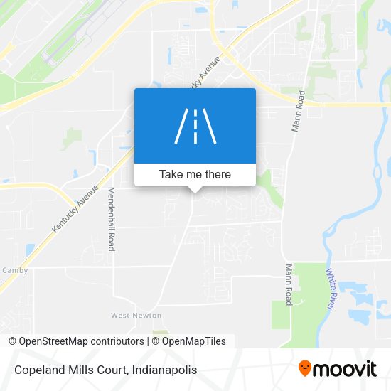 Copeland Mills Court map