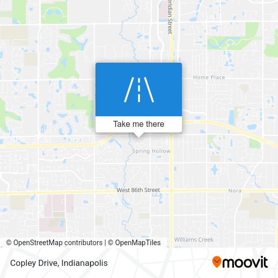 Mapa de Copley Drive