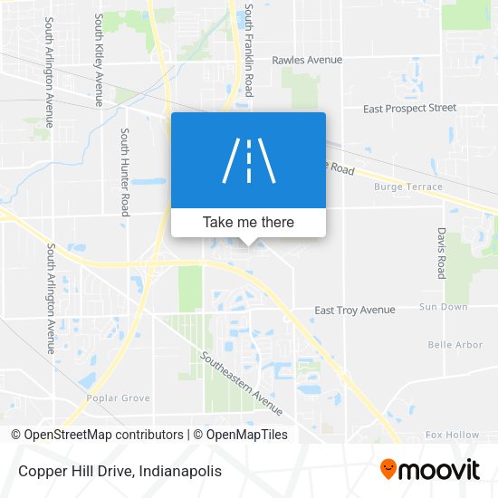 Mapa de Copper Hill Drive