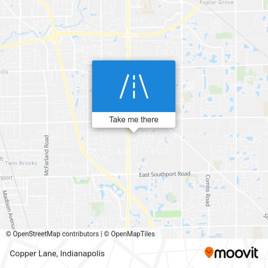 Mapa de Copper Lane