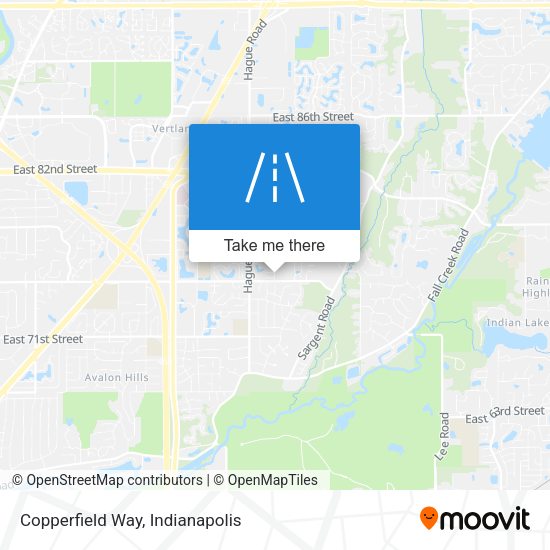 Copperfield Way map