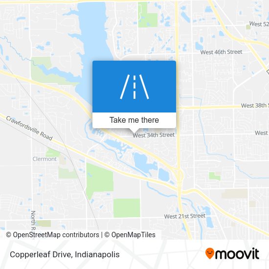 Mapa de Copperleaf Drive