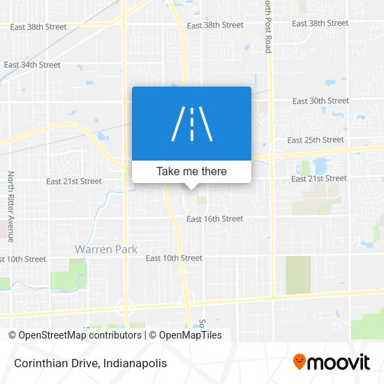 Corinthian Drive map