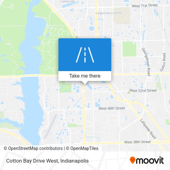 Mapa de Cotton Bay Drive West