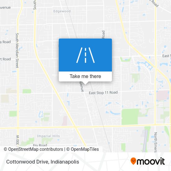 Mapa de Cottonwood Drive