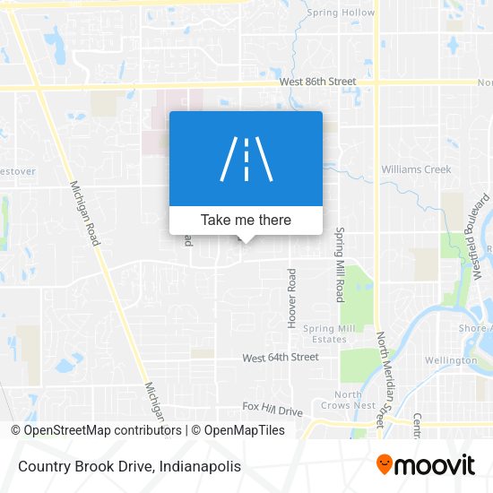 Mapa de Country Brook Drive