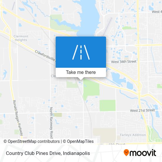 Mapa de Country Club Pines Drive