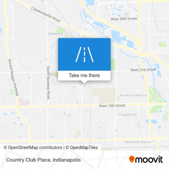 Mapa de Country Club Place