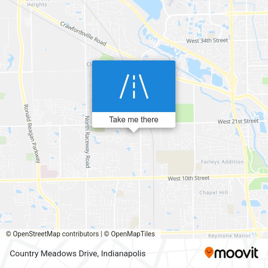 Country Meadows Drive map