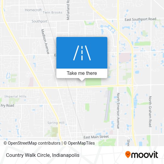 Country Walk Circle map
