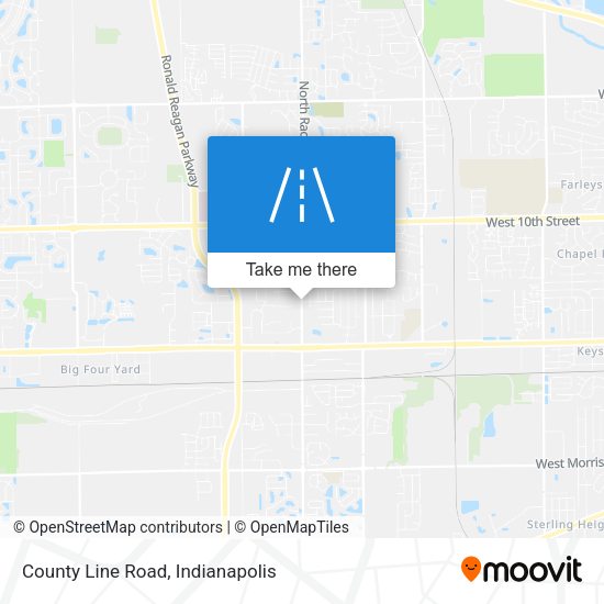 County Line Road map