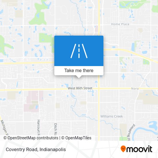 Mapa de Coventry Road