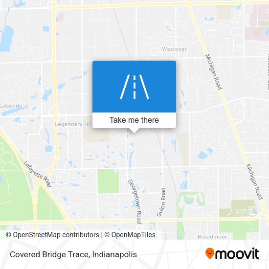 Mapa de Covered Bridge Trace