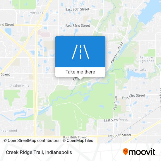 Creek Ridge Trail map