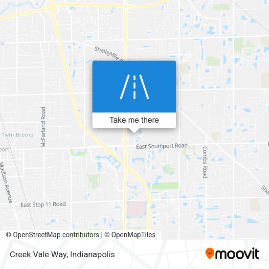 Creek Vale Way map
