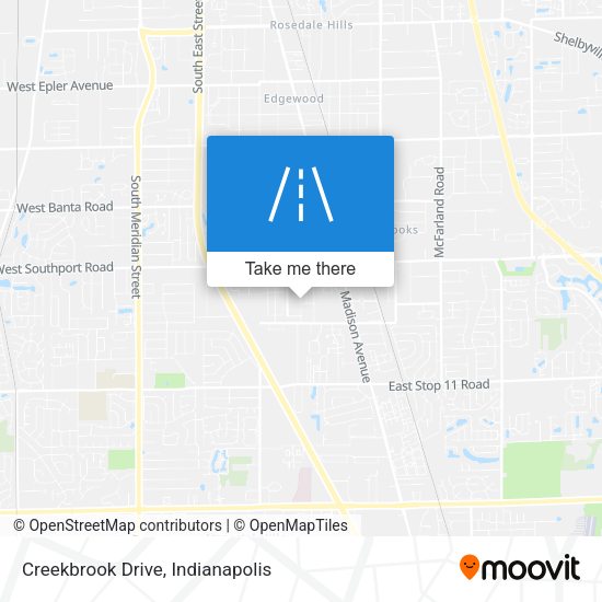 Mapa de Creekbrook Drive