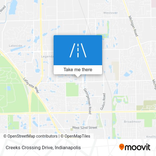 Creeks Crossing Drive map