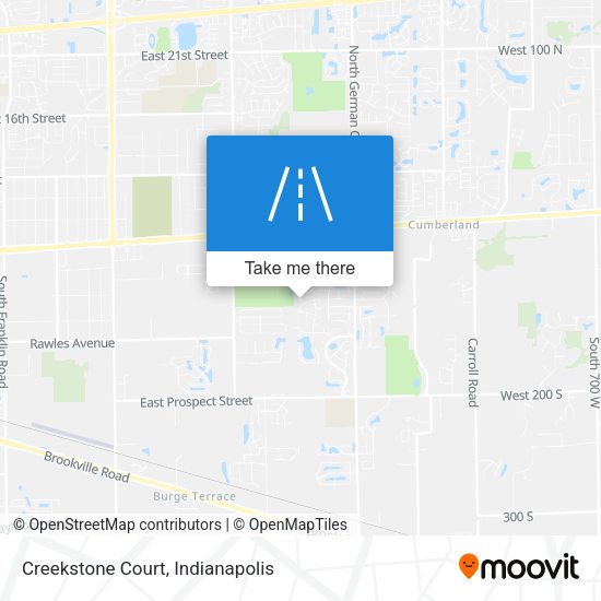 Mapa de Creekstone Court