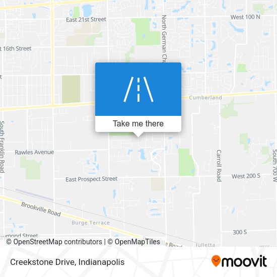 Mapa de Creekstone Drive