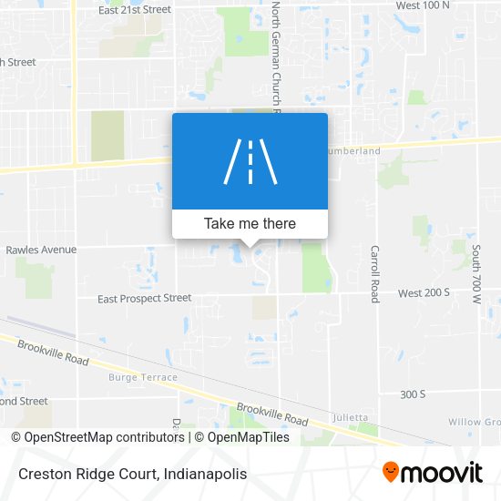 Creston Ridge Court map
