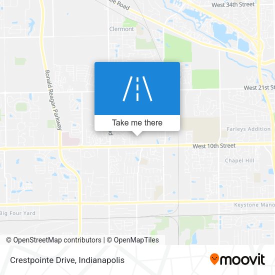 Mapa de Crestpointe Drive