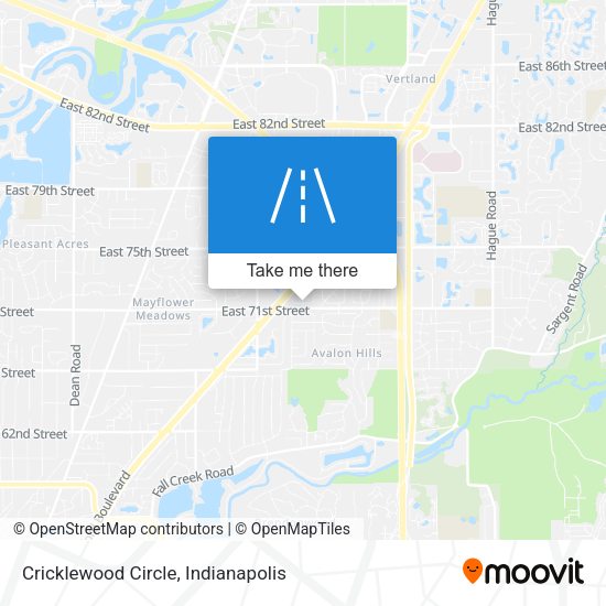 Cricklewood Circle map